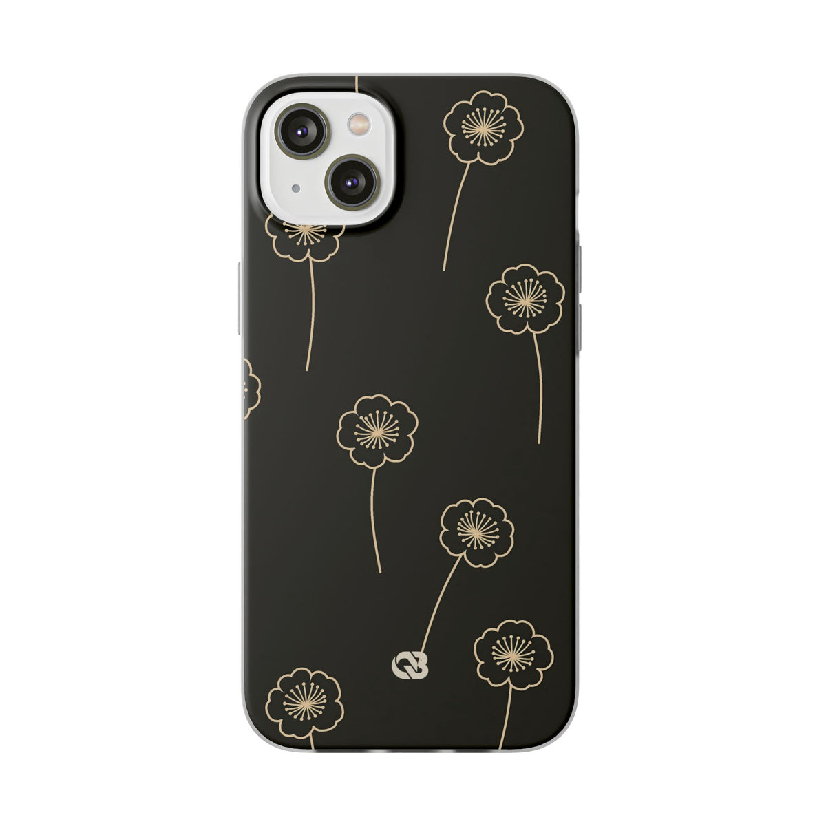 Nocturne Bloom Contours · Lite Phone Case for iPhone ·  Black