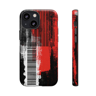 Distorted Barcode · Tough Phone Case for iPhone · Black