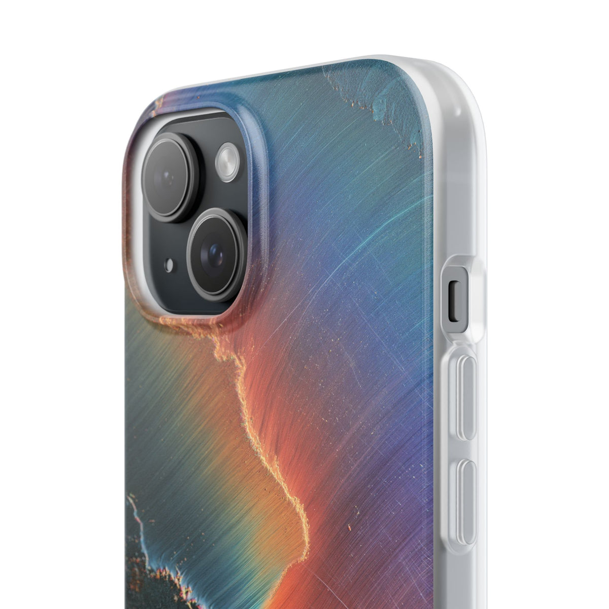Prismatic Aura Shift · Lite Phone Case for iPhone ·  Blue