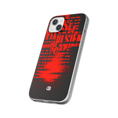 Crimson Redaction · Lite Phone Case for iPhone ·  Black