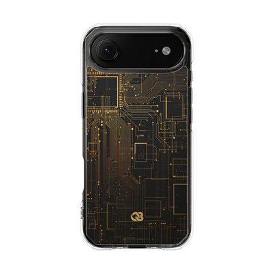 Gold Impact MagSafe Phone Case for iPhone - Amber Core Mainframe