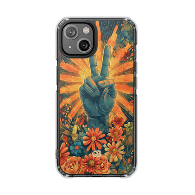 Radiant Peace Bloom · Impact etui na telefon dla iPhone · MagSafe