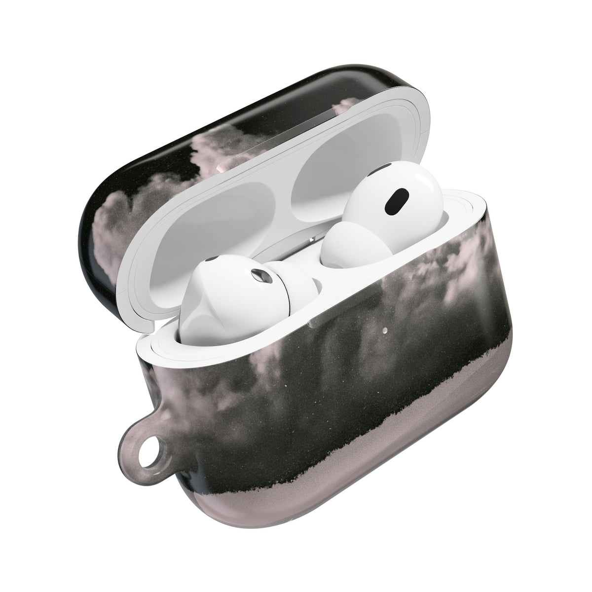 Crimson Horizon · Hard Case for AirPods & AirPods Pro · Black