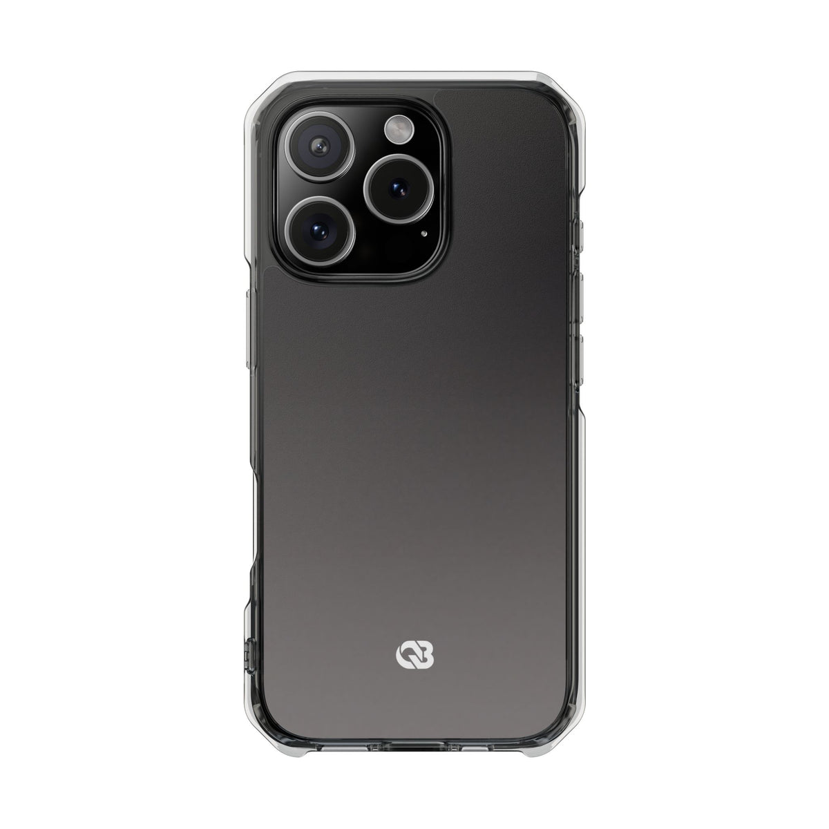 Obsidian Fade · Clear Impact Magnetic Phone Case for iPhone ·  Black