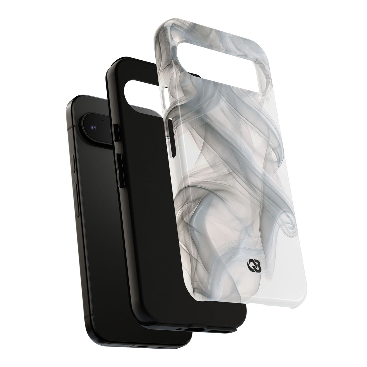 Vapor Noir · Tough Phone Case for Pixel ·  White