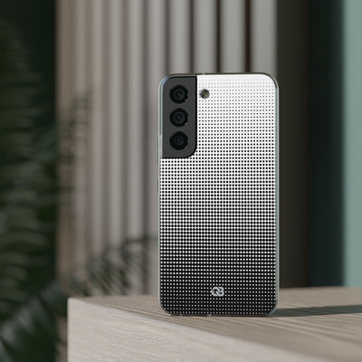 Black Lite Phone Case for Samsung - Obsidian Halftone Flux