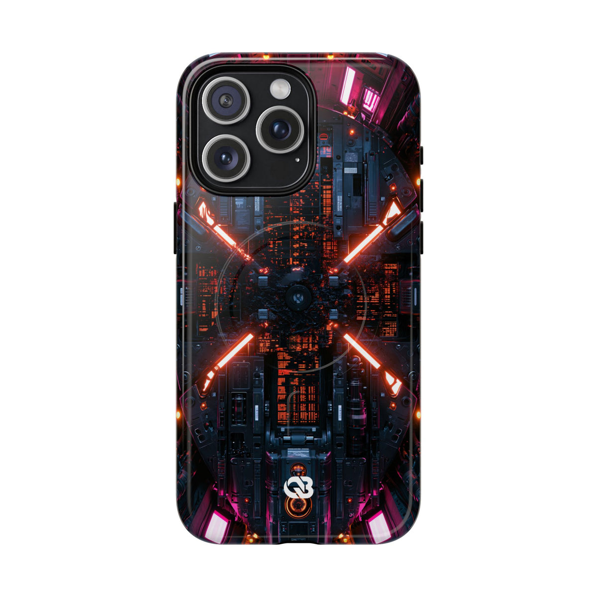 Cybernetic Reactor Core · Tough 2.0 Magnetic Phone Case for iPhone · Black