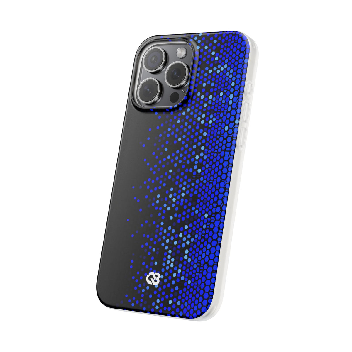 Cobalt Hex Dispersion · Lite Phone Case for iPhone ·  Blue
