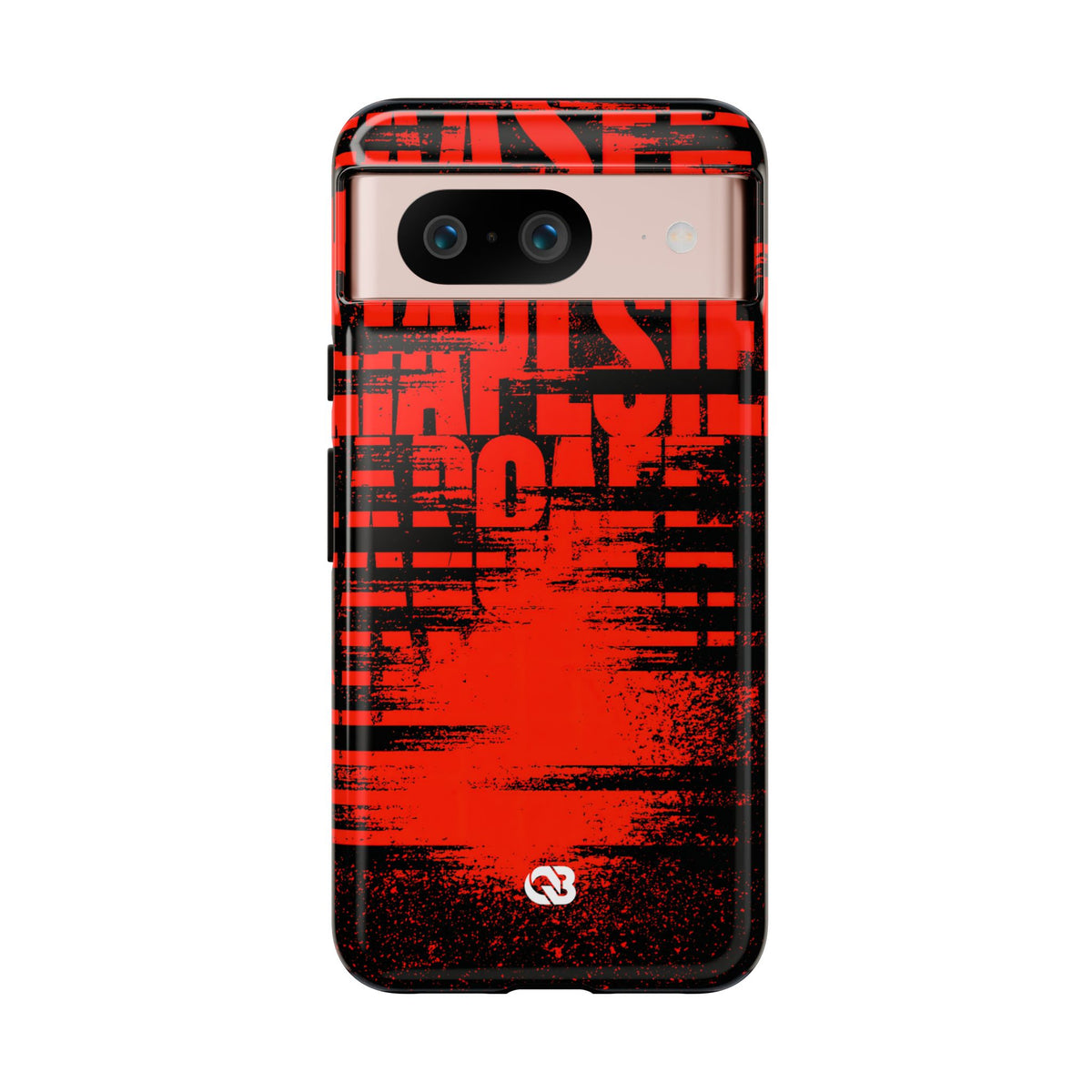 Crimson Redaction · Tough Phone Case for Pixel ·  Black