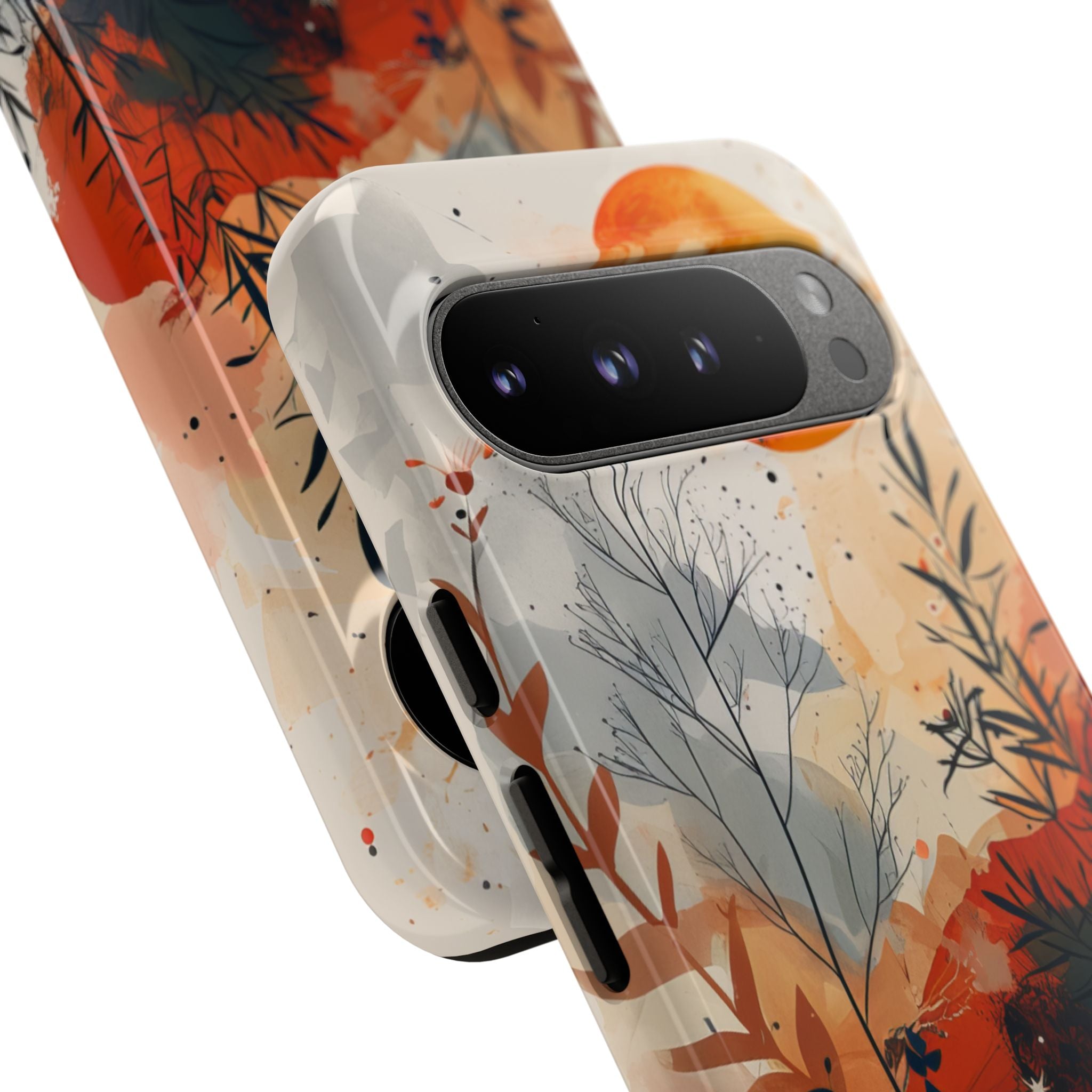 Orange Solstice Google Pixel 9 Pro XL Case - Tough