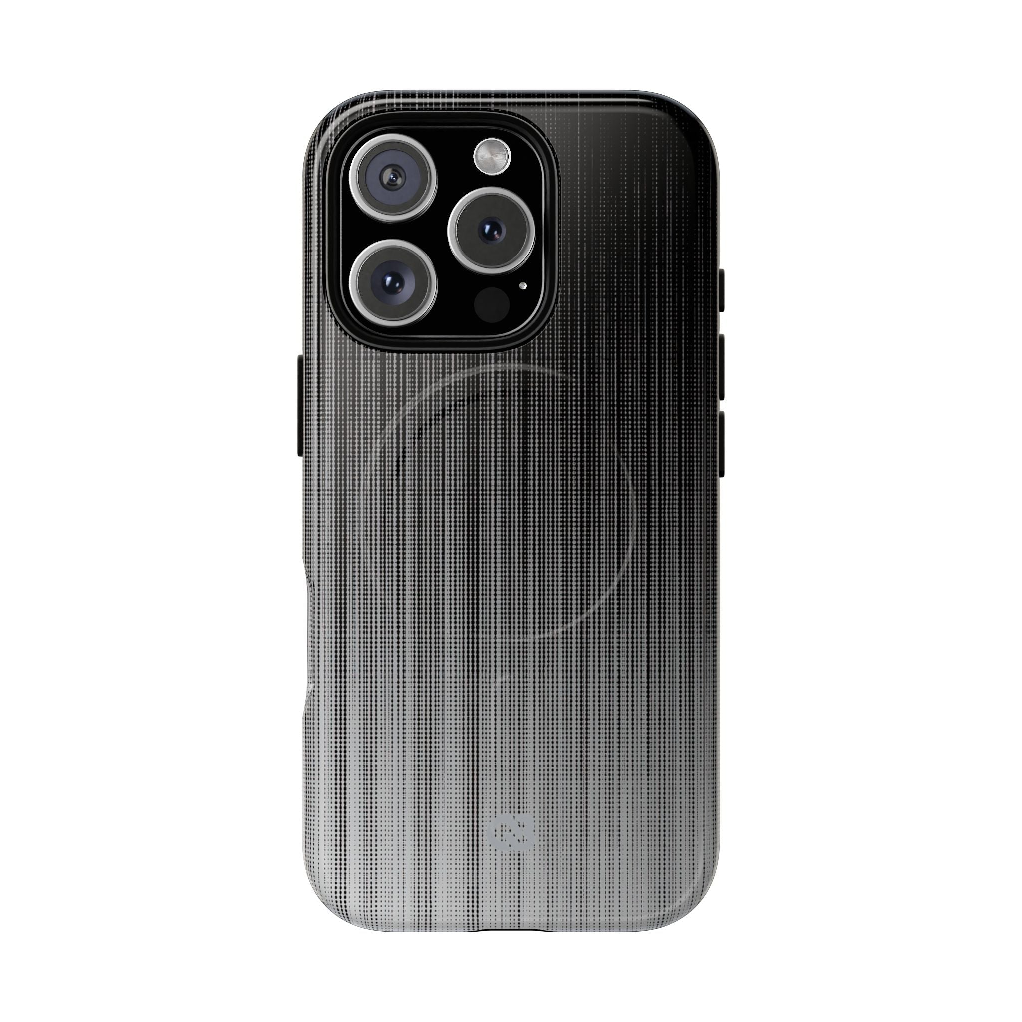 Grey Tough 2.0 Magsafe Phone Case for iPhone - Static Vertical Dither
