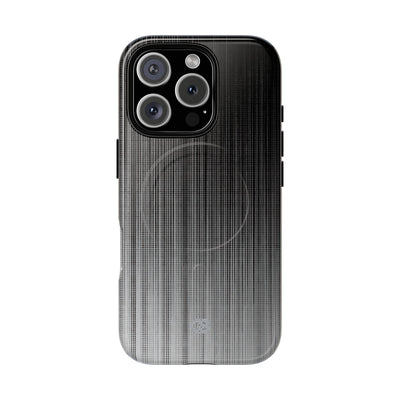 Grey Tough 2.0 Magsafe Phone Case for iPhone - Static Vertical Dither