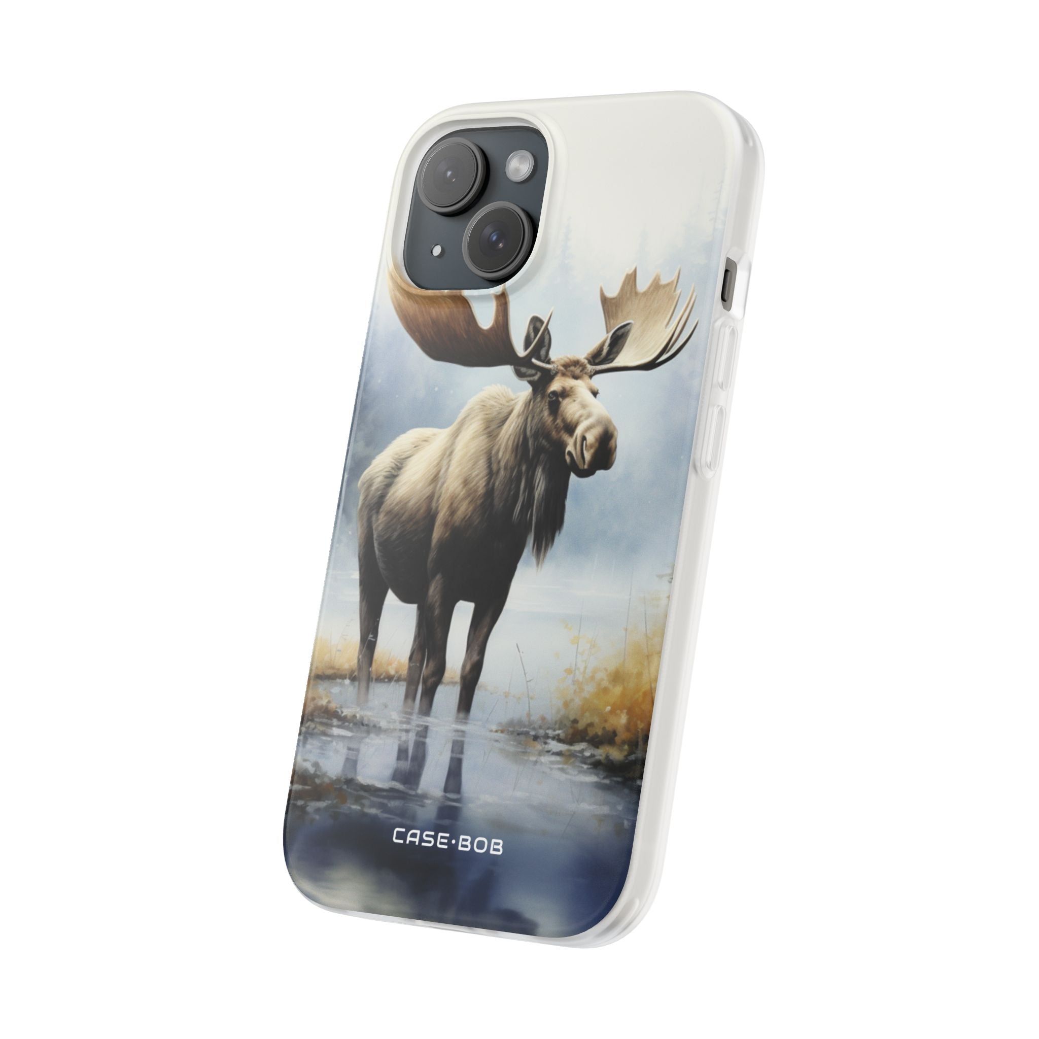 Moose Reflection iPhone 15 Case - Soft
