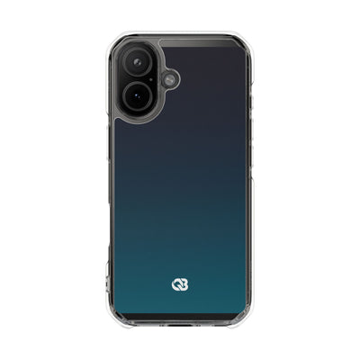 Abyssal Midnight · Clear Impact Magnetic Phone Case for iPhone · Blue