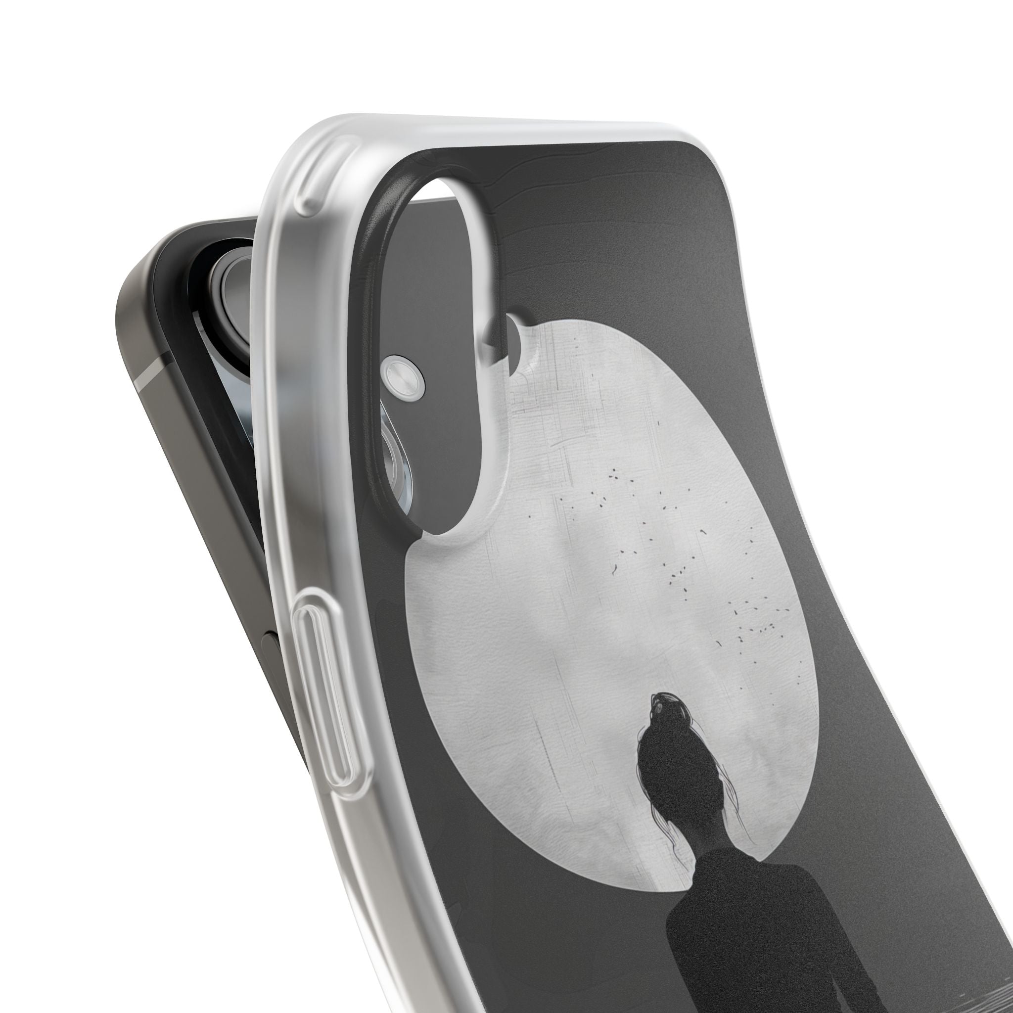 Silhouette Moonlight iPhone 16 Plus Cover - Soft