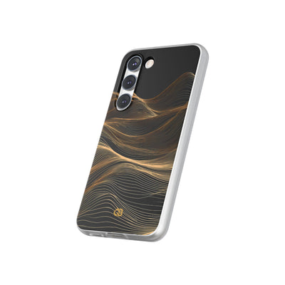 Black Lite Phone Case for Samsung - Copper Topo Ridge