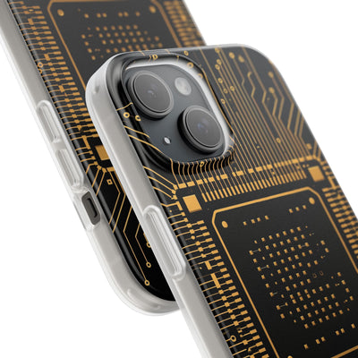 Gold Lite Phone Case for iPhone - Cyber Gold Processor