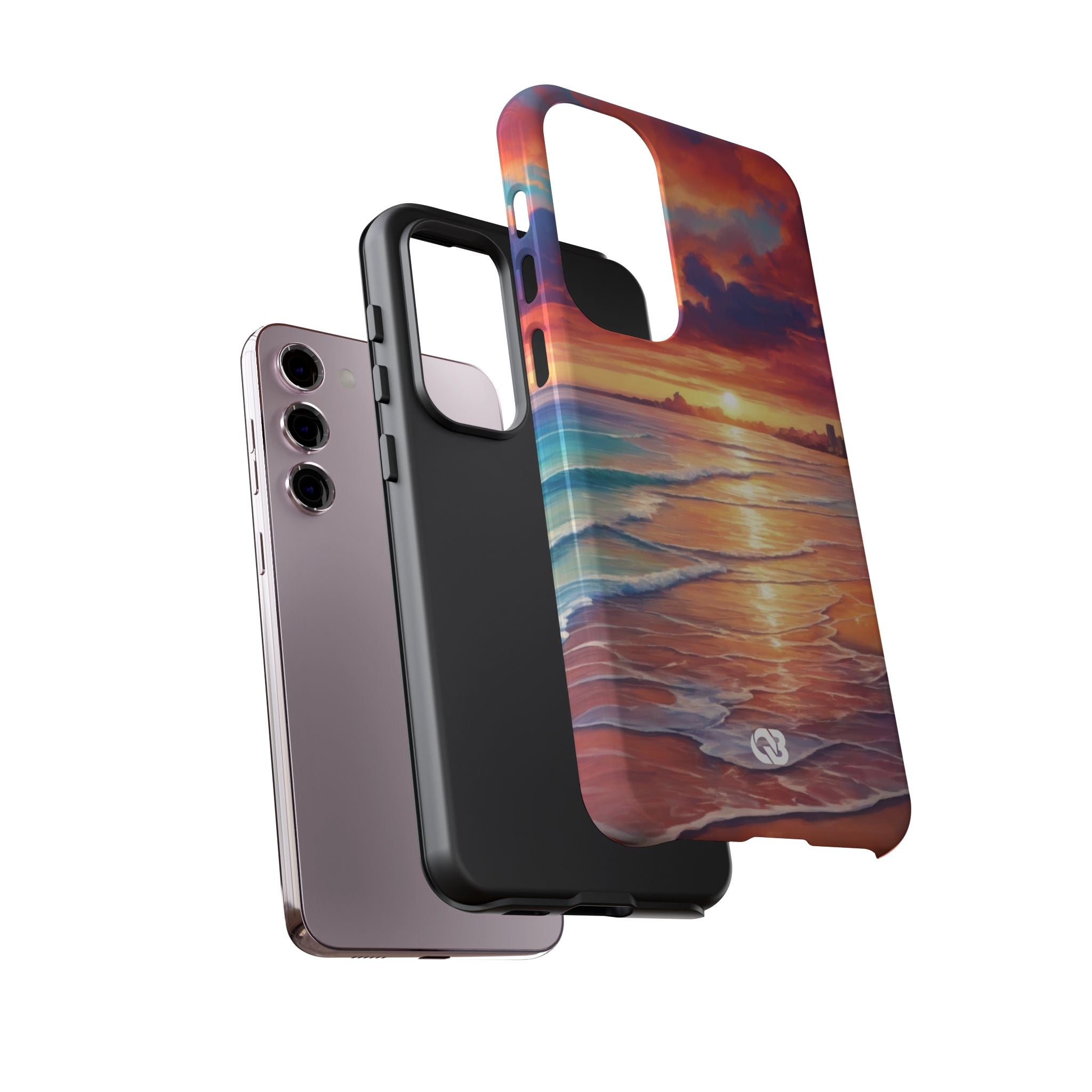 Crimson Shore Horizon · Tough Phone Case for Samsung