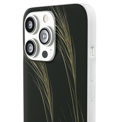 Golden Whispering Reeds · Lite Phone Case for iPhone ·  Green