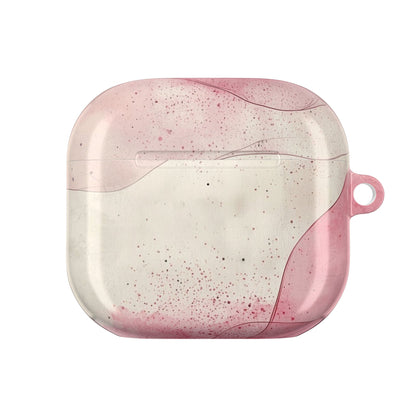 Crimson Ribbon Waves - AirPods Case