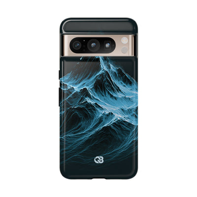 Nordic Frost Peak · Tough Phone Case for Pixel ·  Blue
