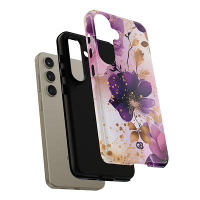 Gilded Violet Bloom · Tough Phone Case for Samsung