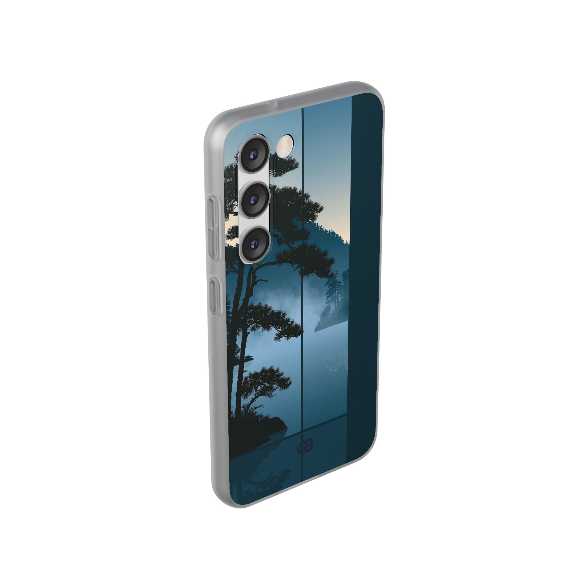 Blue Lite Phone Case for Samsung - Kyoto Mist Pine