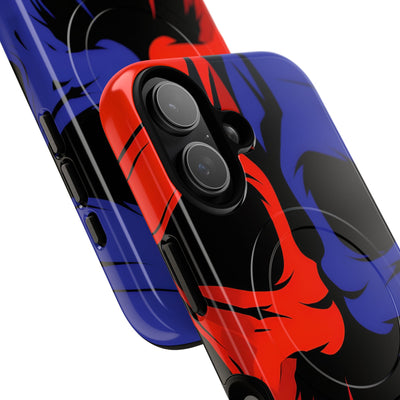 Crimson Cobalt Skulls · Tough+ Phone Case for iPhone · Magsafe