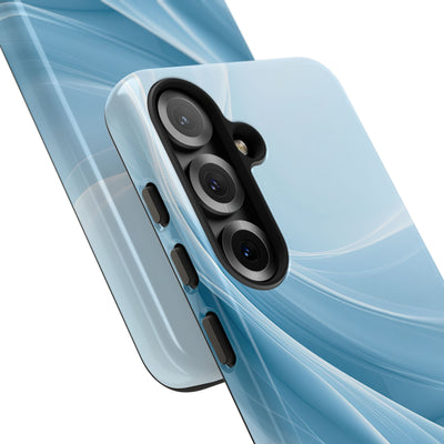 Blue Tough Phone Case for Samsung - Arctic Silk Drift