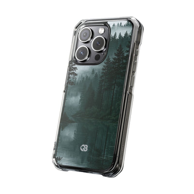 Green Impact MagSafe Phone Case for iPhone - Misty Evergreen Mirror