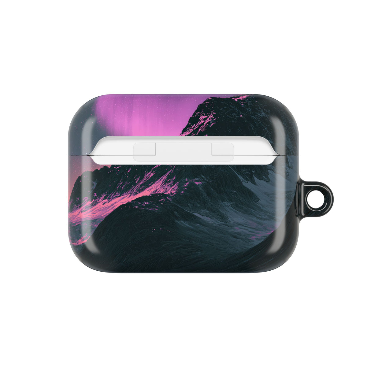 Arctic Aurora Summit · Hard Case for AirPods & AirPods Pro · Black