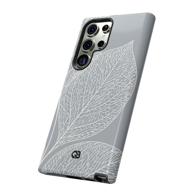 Grey Tough Phone Case for Samsung - Frosted Ash Veins