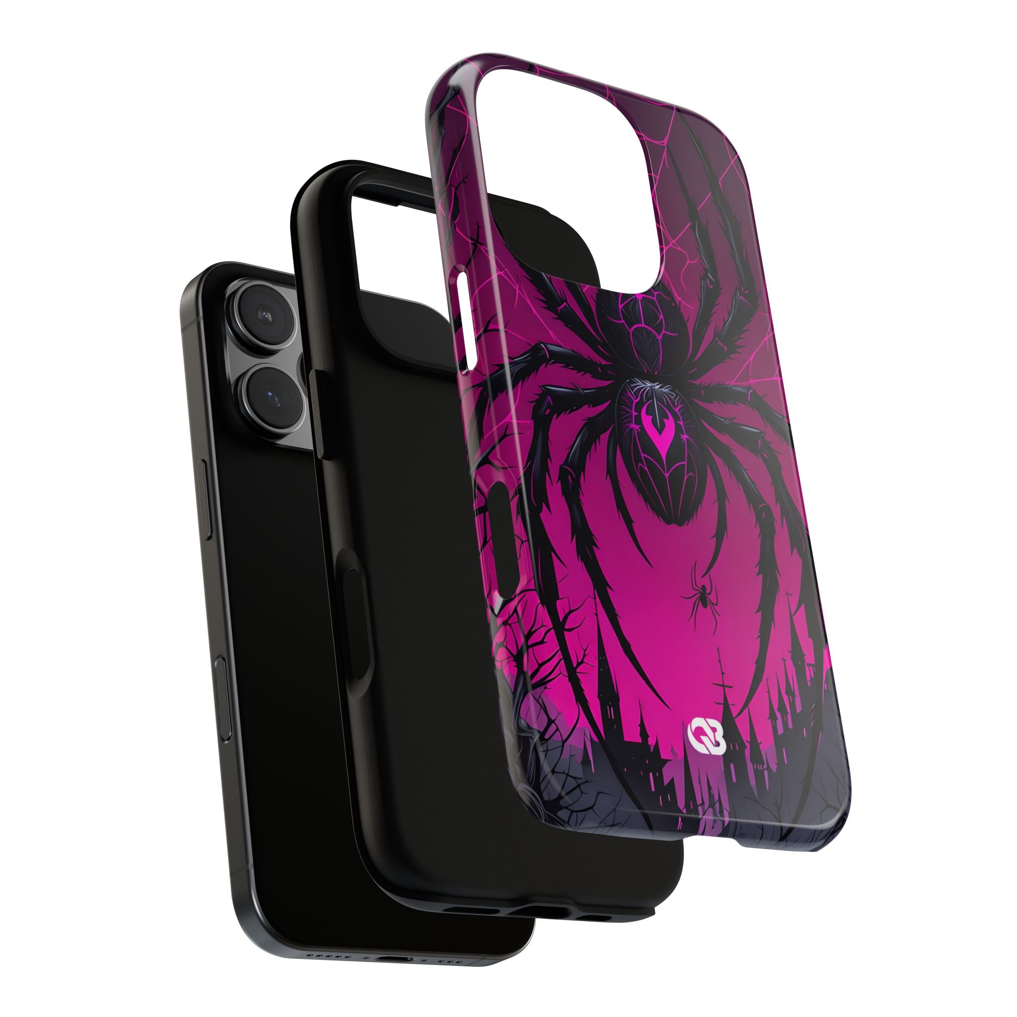 Obsidian Neon Widow · Tough Handyhülle für iPhone