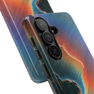 Prismatic Aura Shift · Tough Phone Case for Samsung · Blue