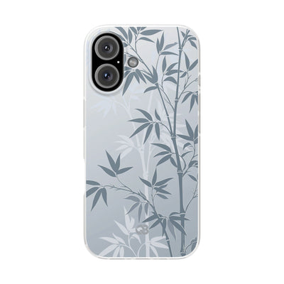 Blue Lite Phone Case for iPhone - Slate Bamboo Shadow