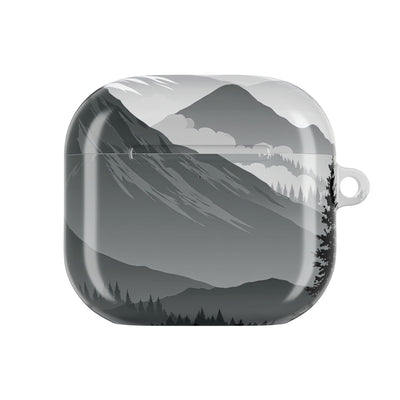 Alpine Horizon · Hard Case for AirPods & AirPods Pro · Black