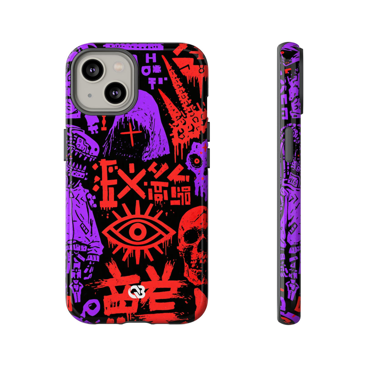 Underground Cyber Glyphs · Tough Phone Case for iPhone · Black