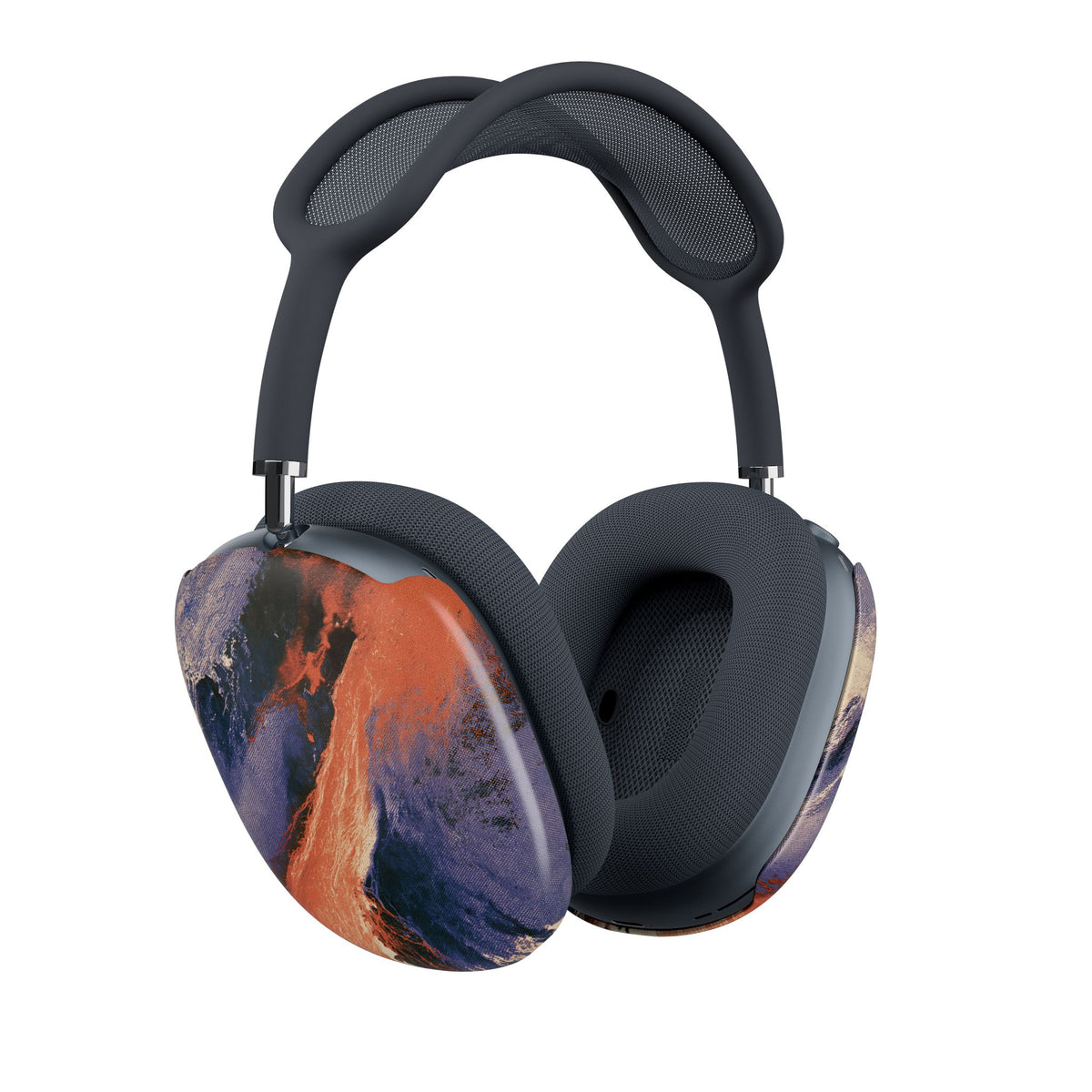 Solar Aura Drift · Hard Case for AirPods Max · Orange