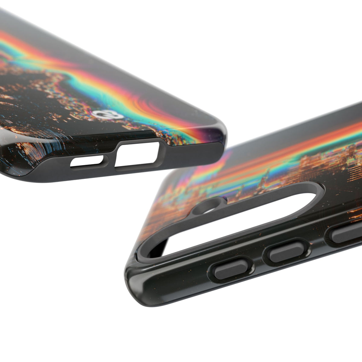 Prismatic Circuit · Tough Phone Case for Samsung · Black