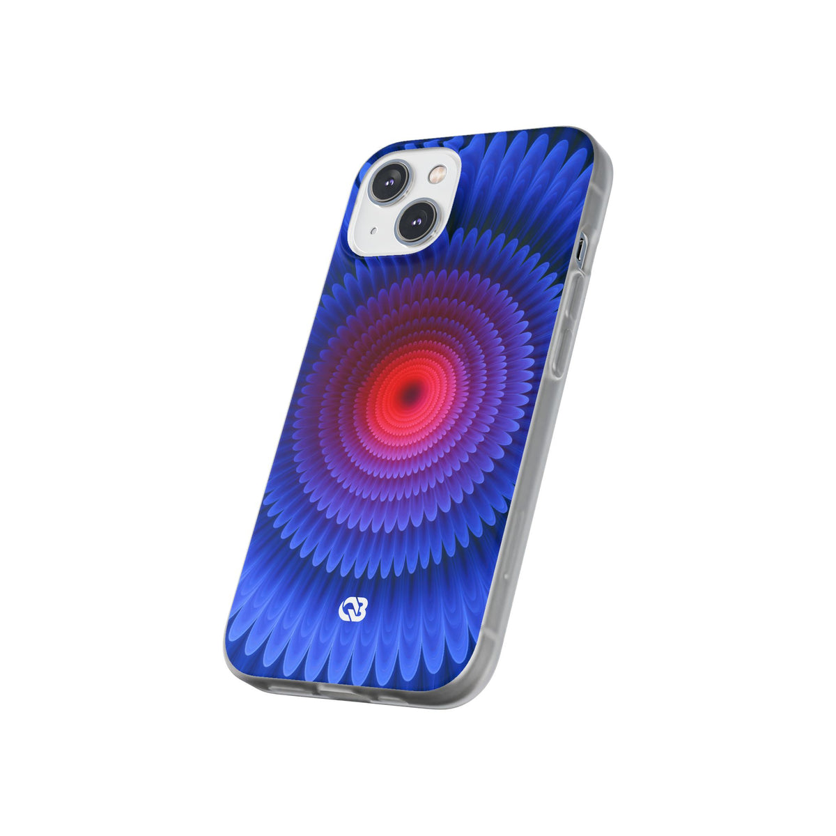 Radial Spectrum Bloom · Lite Phone Case for iPhone ·  Blue