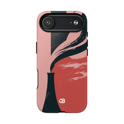 Pink Tough 2.0 Magsafe Phone Case for iPhone - Cinder Rose Plume