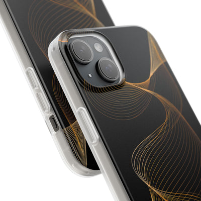 Gold Lite Phone Case for iPhone - Burnished Bronze Helix