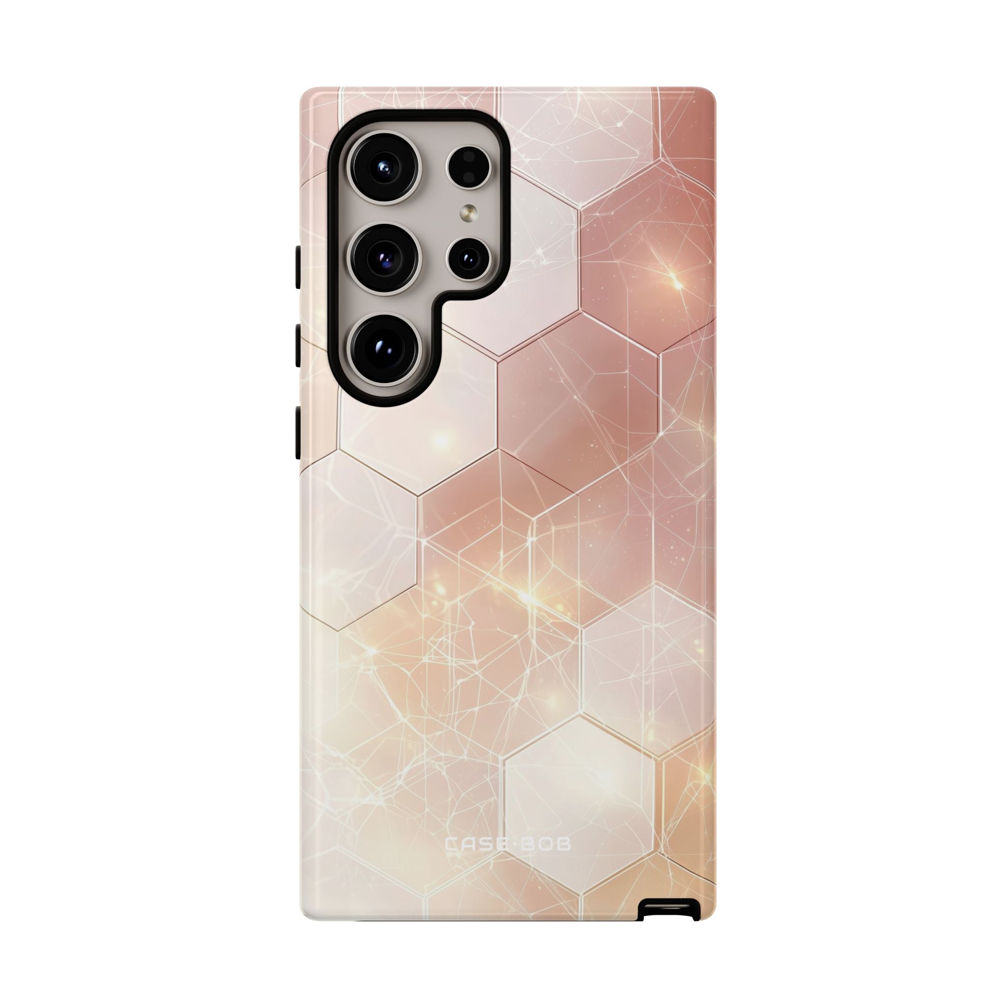 Honeycomb Glow Samsung S24 Ultra Skal - Tough