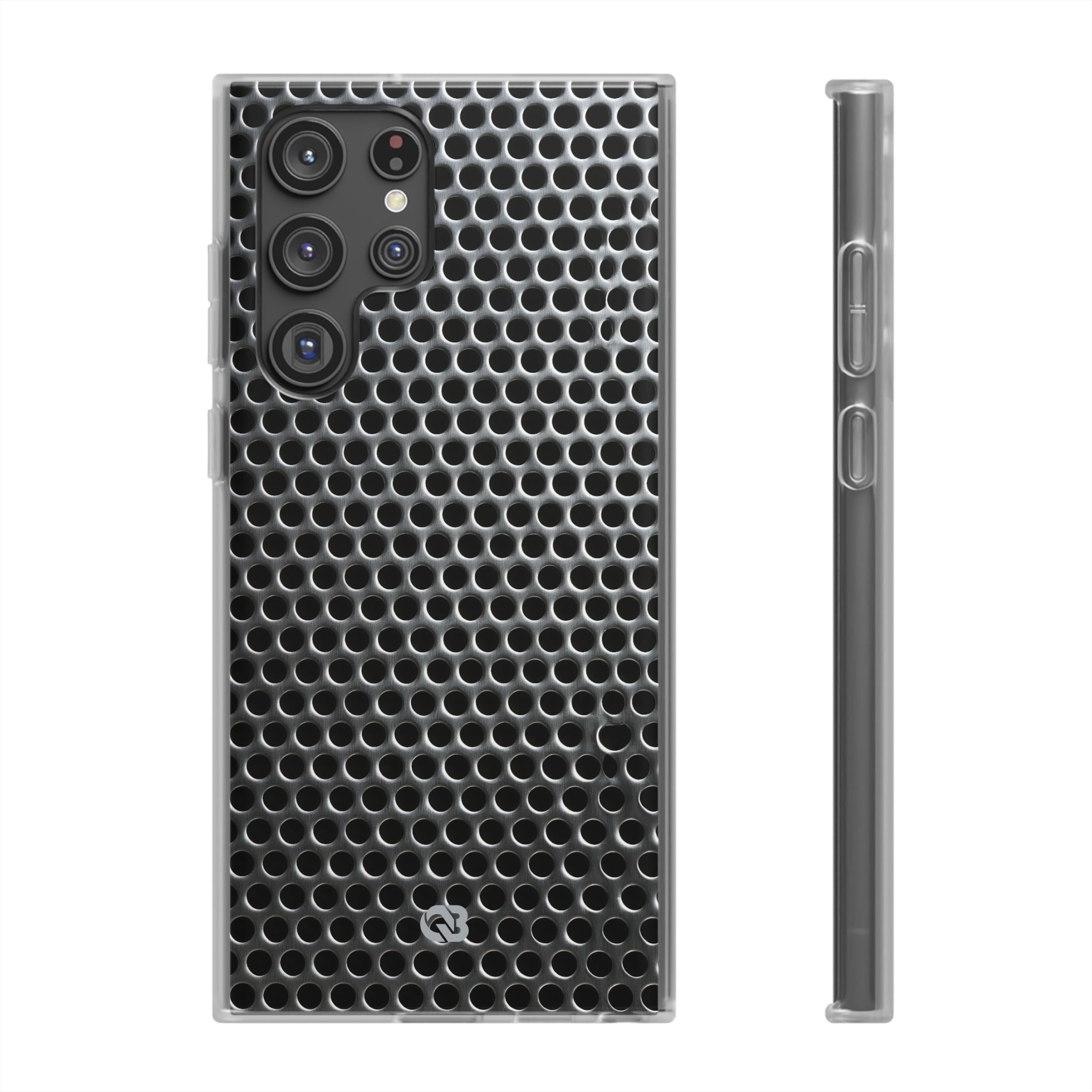 Silver Lite Phone Case for Samsung - Brutalist Steel Mesh