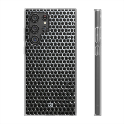 Silver Lite Phone Case for Samsung - Brutalist Steel Mesh