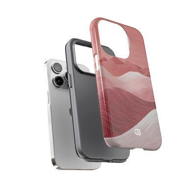 Crimson Dune Horizon · Tough Phone Case for iPhone
