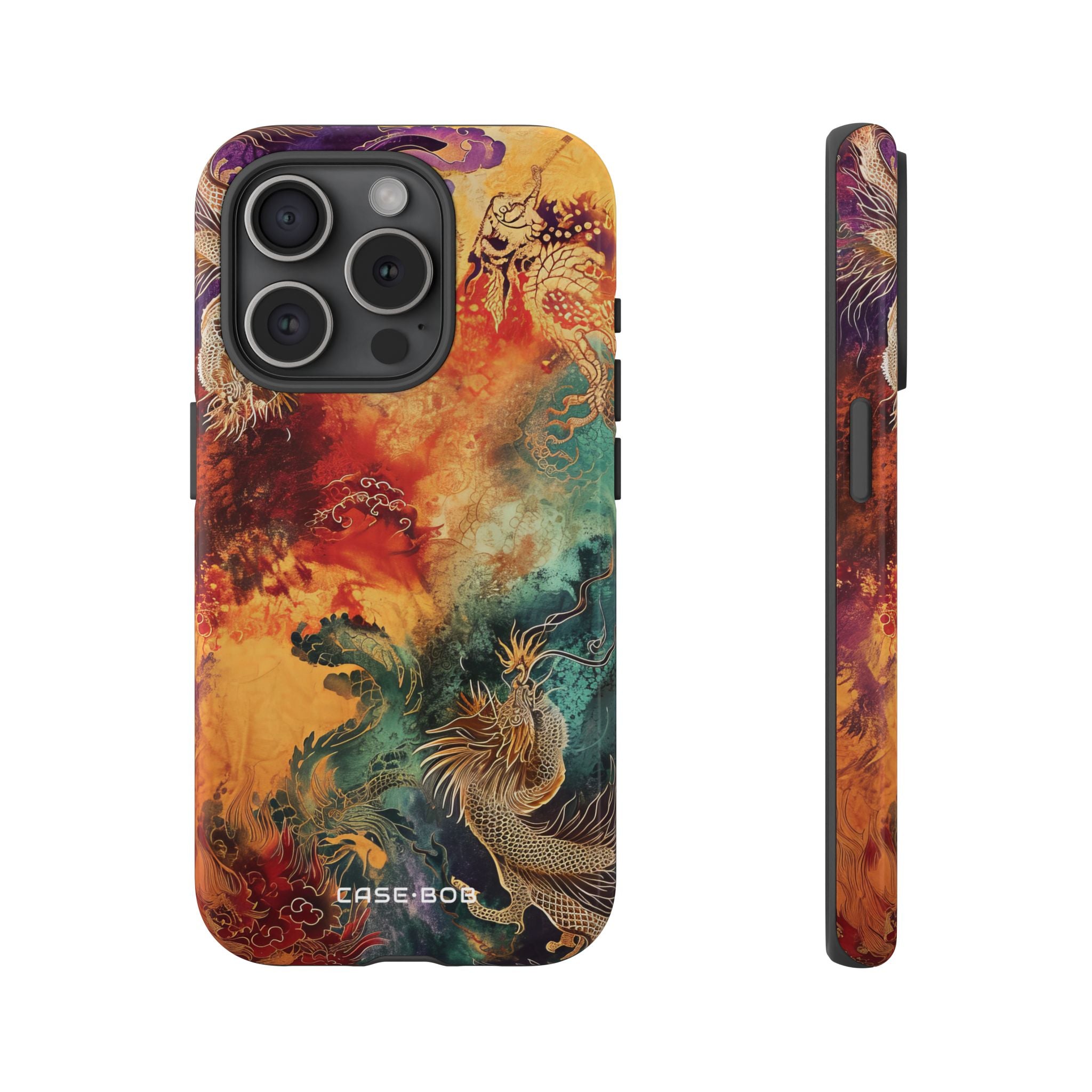 Dragon Ember iPhone 15 Pro Case - Tough