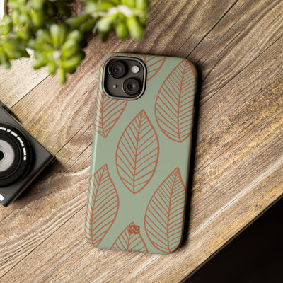 Sage Earth Leaves · Tough Phone Case for iPhone