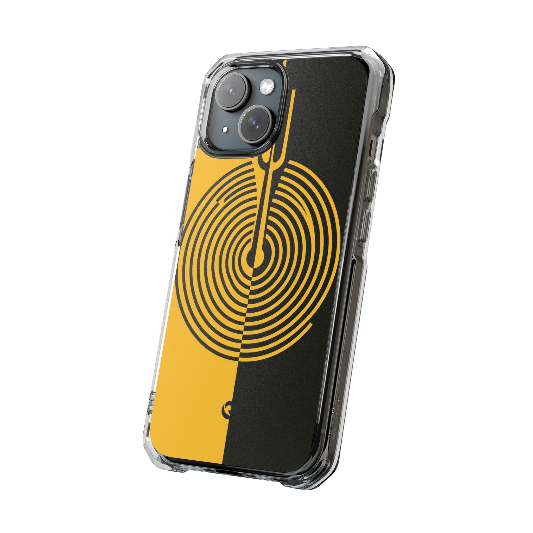 Yellow Impact MagSafe Phone Case for iPhone - Voltage Sector Pulse