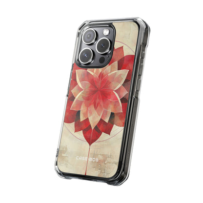 Crimson Bloom iPhone 15 Pro Case - Impact